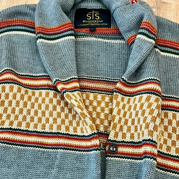 STS Ranchwear Tularosa Sweater Cardigan Grey - Picture 9 of 12